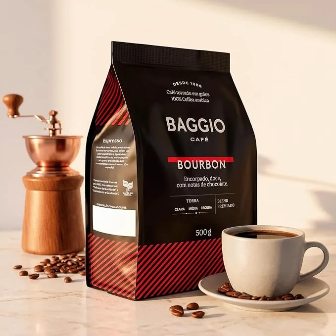 Baggio Bourbon Espresso em Grãos (500 g)