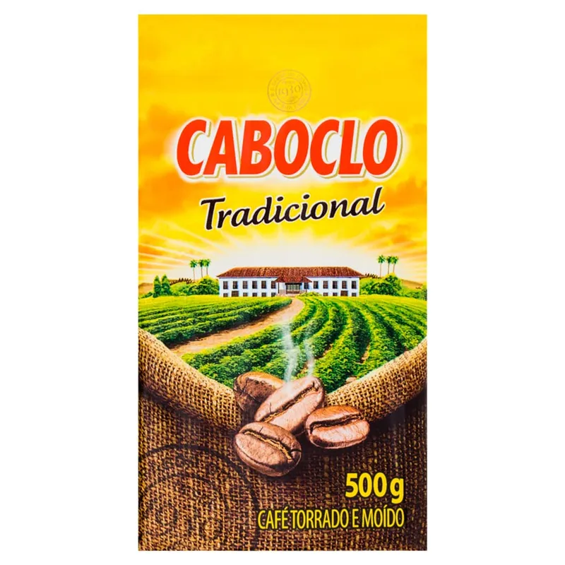 Café Caboclo Torrado e Moído Tradicional Vácuo (500 g)