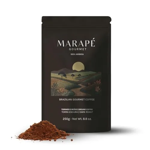 MARAPÉ Café Gourmet Torrado e Moído 100% Arábica (250 g)