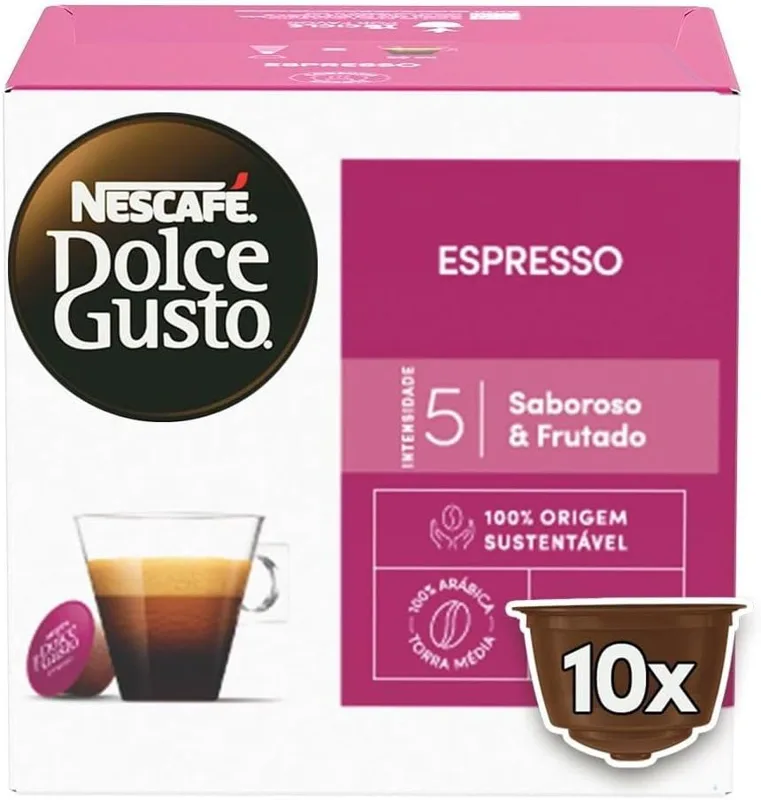 Nescafé Dolce Gusto Espresso Cápsulas 10 unidades