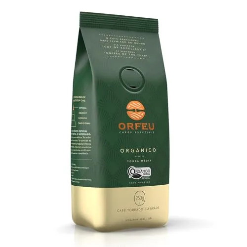 Orfeu Café Orgânico em Grãos 100% Arábica (250 g)