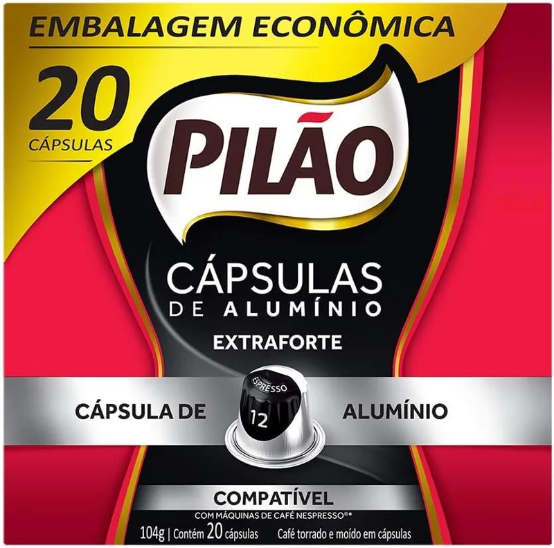 Café Pilão Extraforte Cápsulas para Nespresso 20 unidades