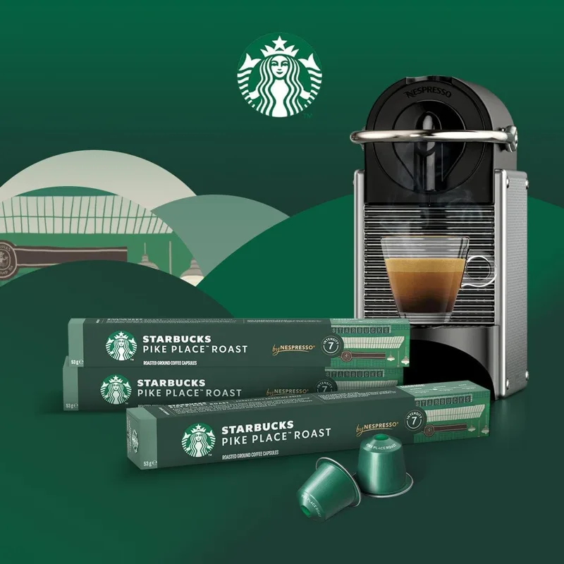 Starbucks Pike Place Roast Cápsulas para Nespresso 10 unidades